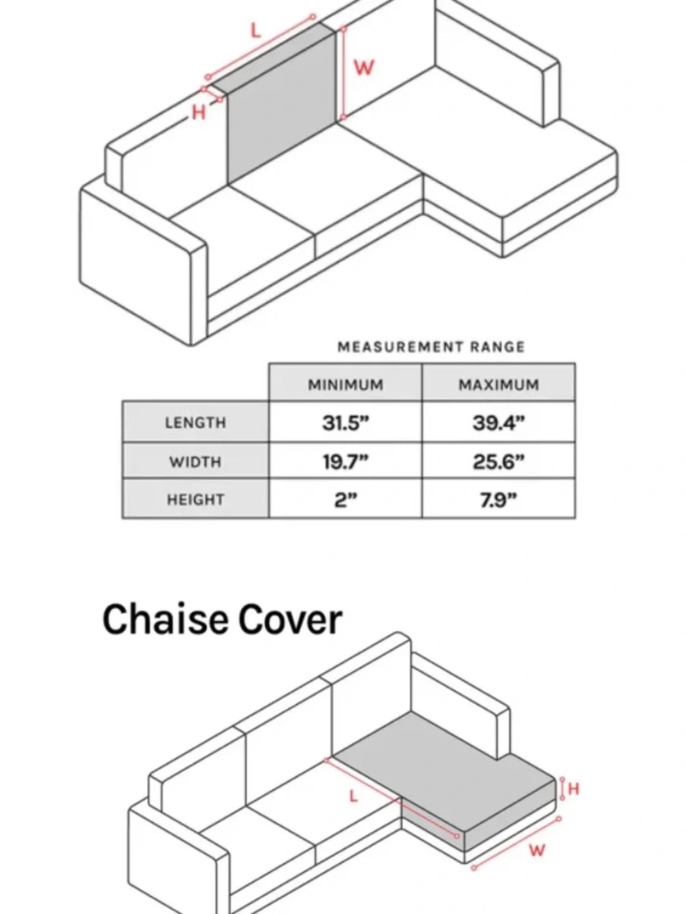 Pet-Friendly Light Gray Textured Sofa Cover
